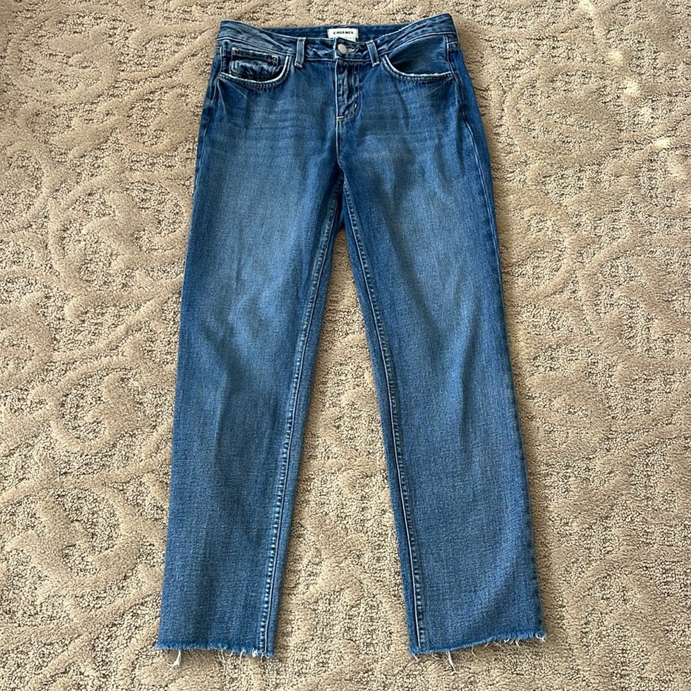 L'AGENCE Milana Low rise Jeans Granada Wash Size 25